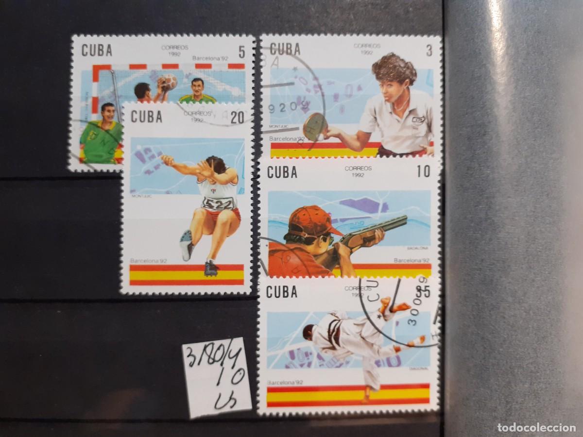 Sellos: SELLOS DE CUBA. USADOS. YVERT N&ordm; 3180/4