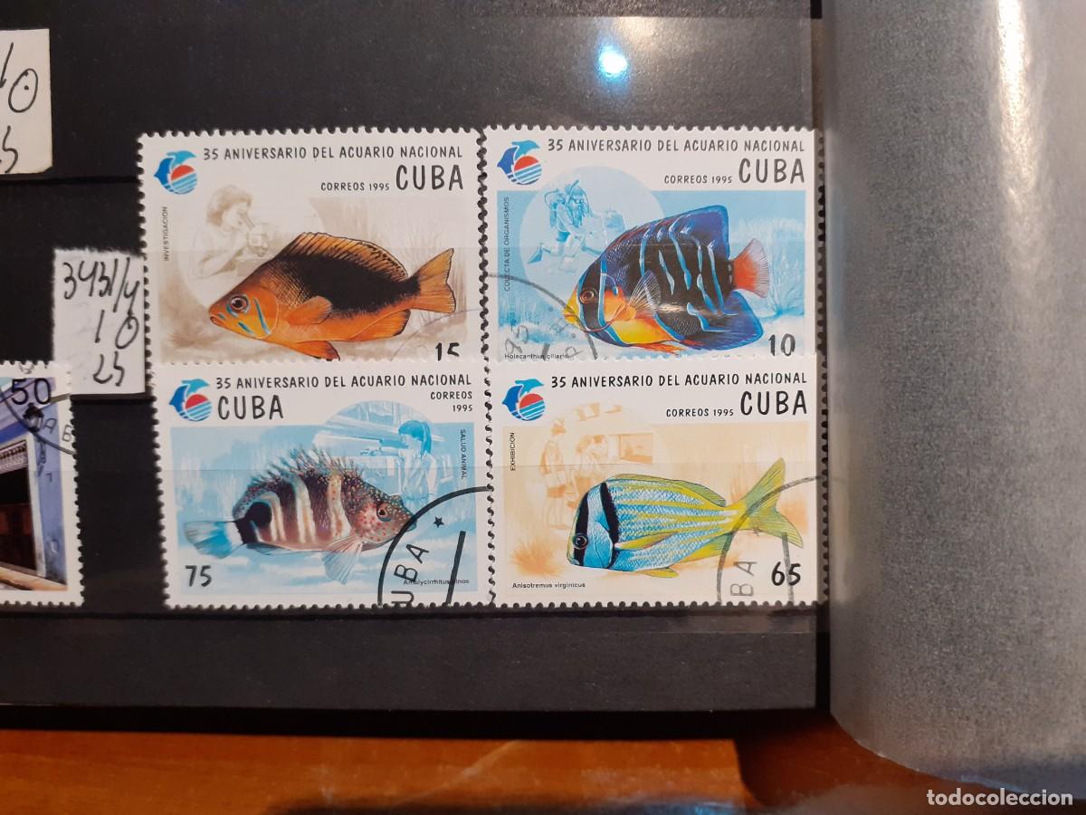 Sellos: SELLOS DE CUBA. USADOS. YVERT N&ordm; 3431/4