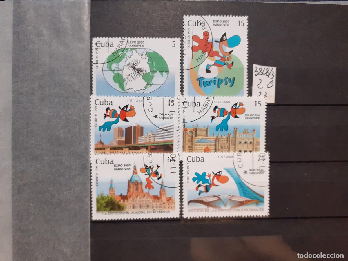 Sellos: SELLOS DE CUBA. USADOS. YVERT N&ordm; 3828/3