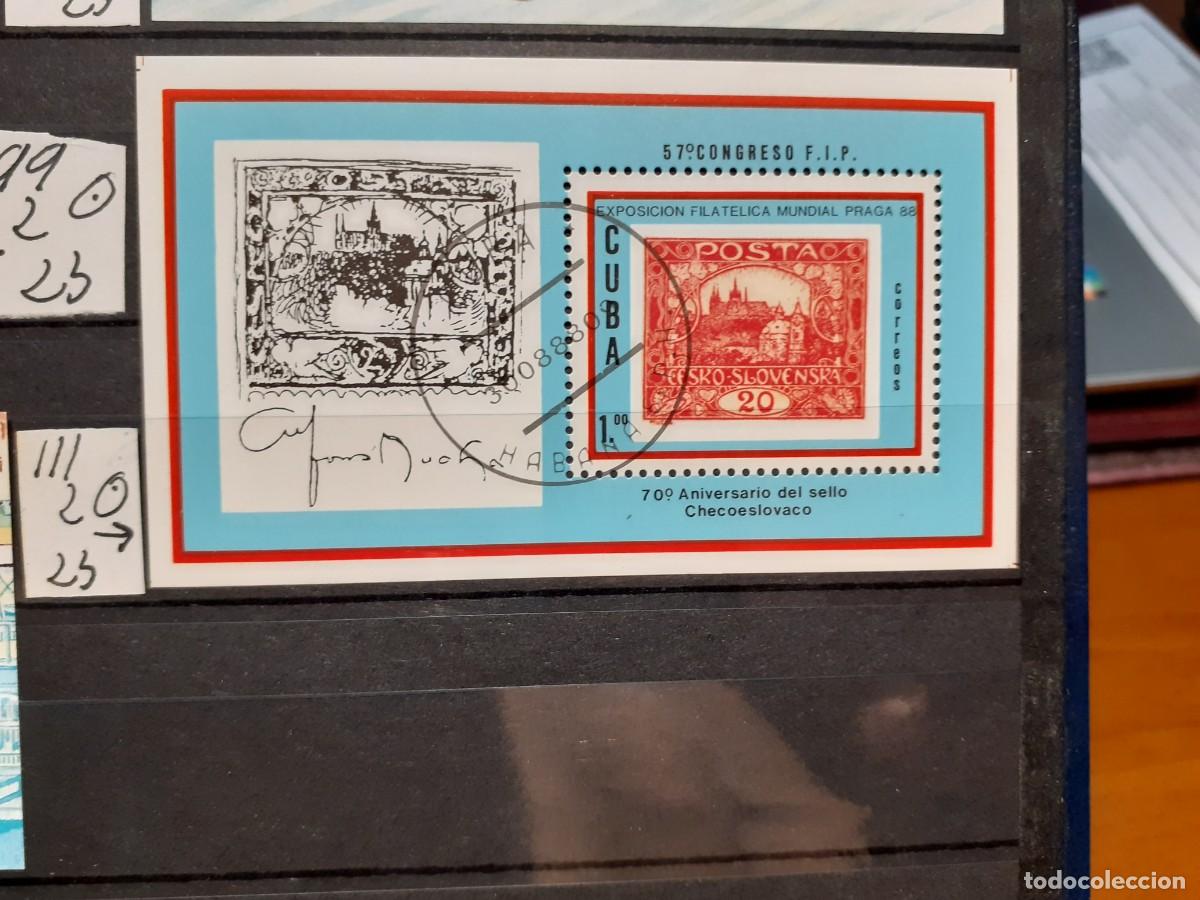 Sellos: SELLOS DE CUBA. USADOS. YVERT N&ordm; 111. HOJA BLOQUE