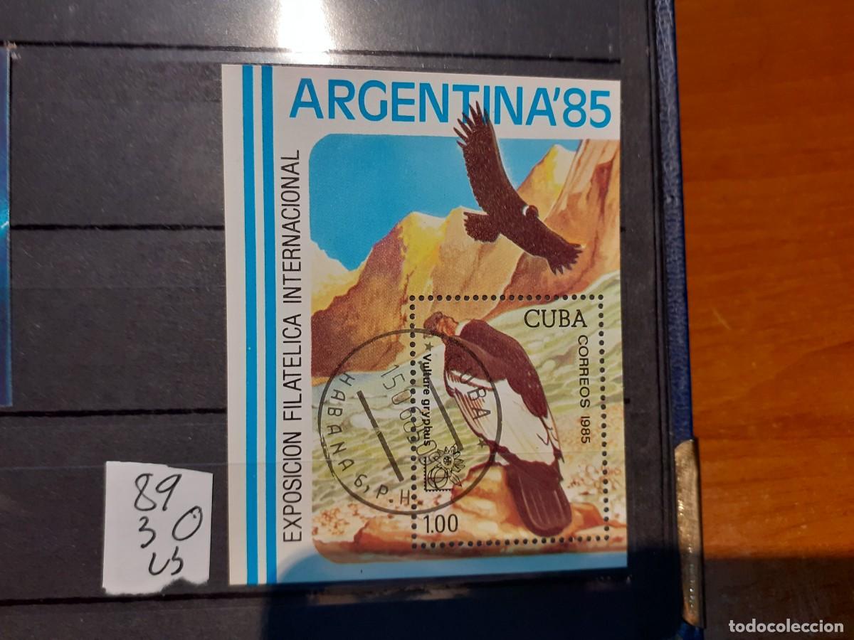 Sellos: SELLOS DE CUBA. USADOS. YVERT N&ordm; 89. HOJA BLOQUE