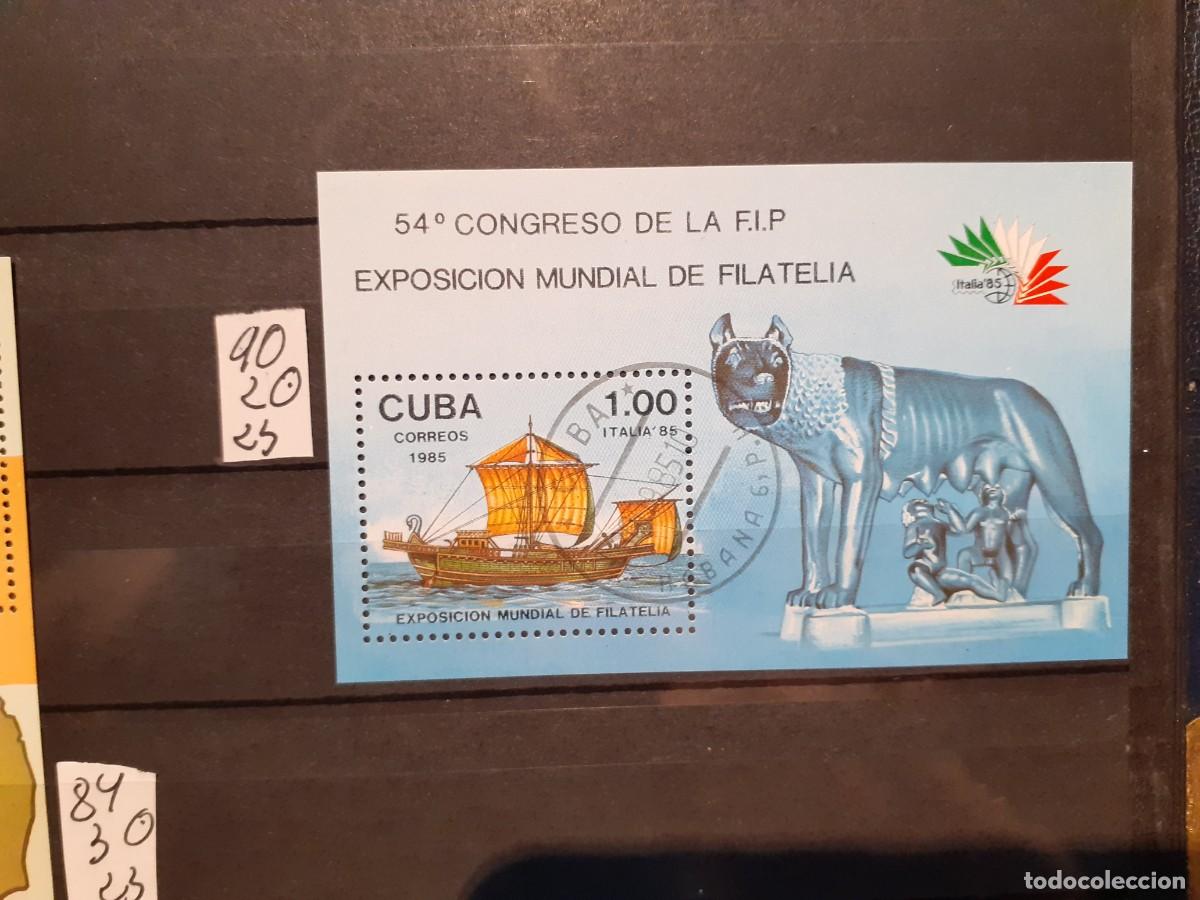 Sellos: SELLOS DE CUBA. USADOS. YVERT N&ordm; 90. HOJA BLOQUE