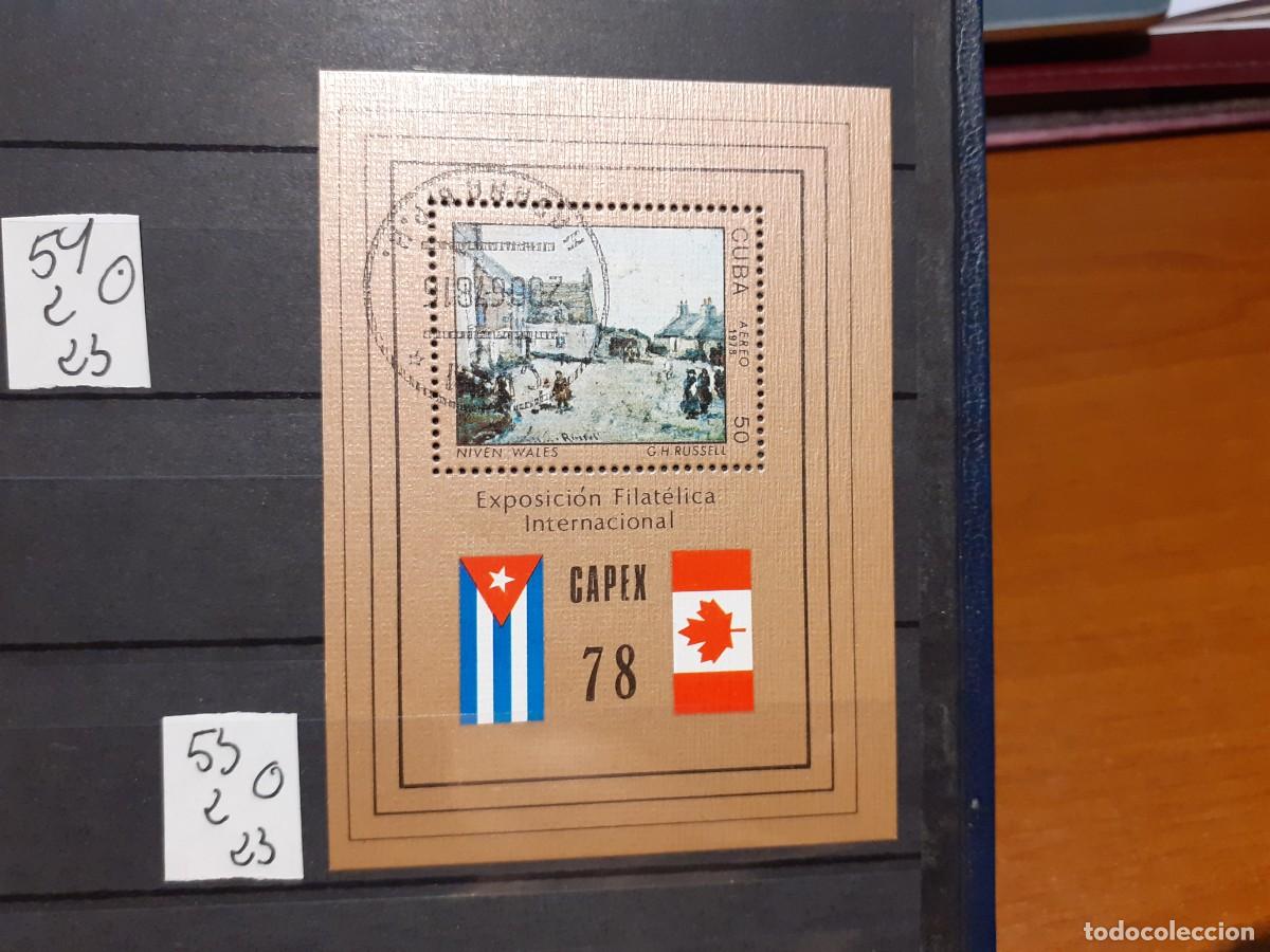 Sellos: SELLOS DE CUBA. USADOS. YVERT N&ordm; 53. HOJA BLOQUE
