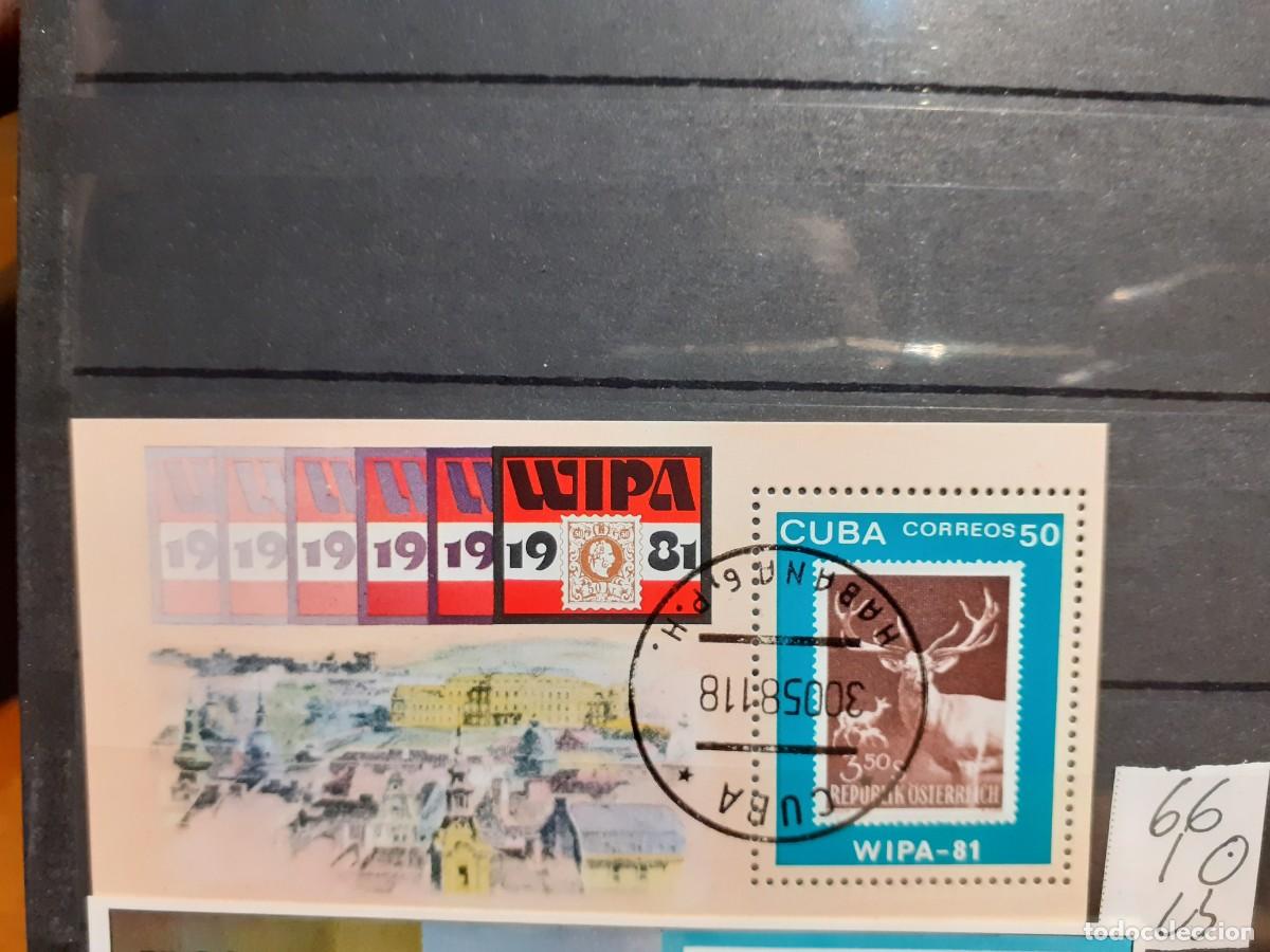 Sellos: SELLOS DE CUBA. USADOS. YVERT N&ordm; 66. HOJA BLOQUE
