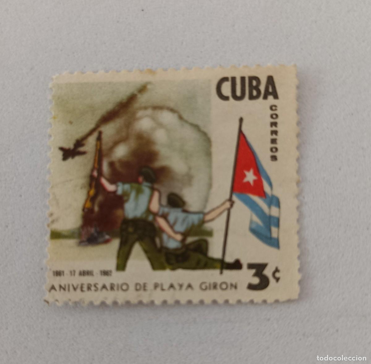 Sellos: Sellos Cuba 1962, Primer aniversario Playa Gir&oacute;n, edifil 920