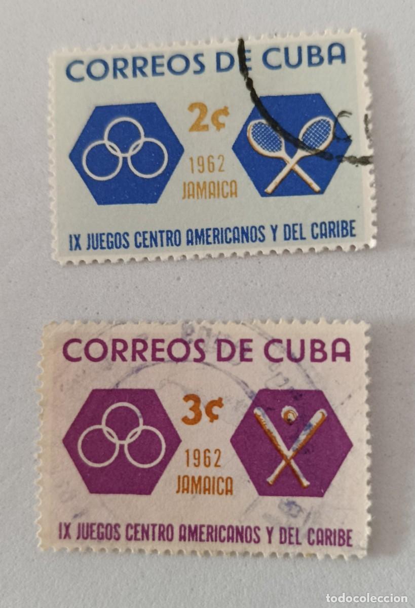 Sellos: Sellos Cuba 1962, IX juegos centroamericanos, edifil 968/969