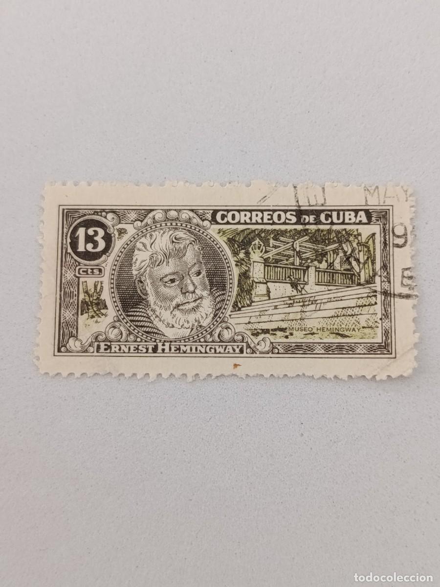 Sellos: Sellos Cuba 1963, Homenaje a Ernest Hemingway, edifil 1035