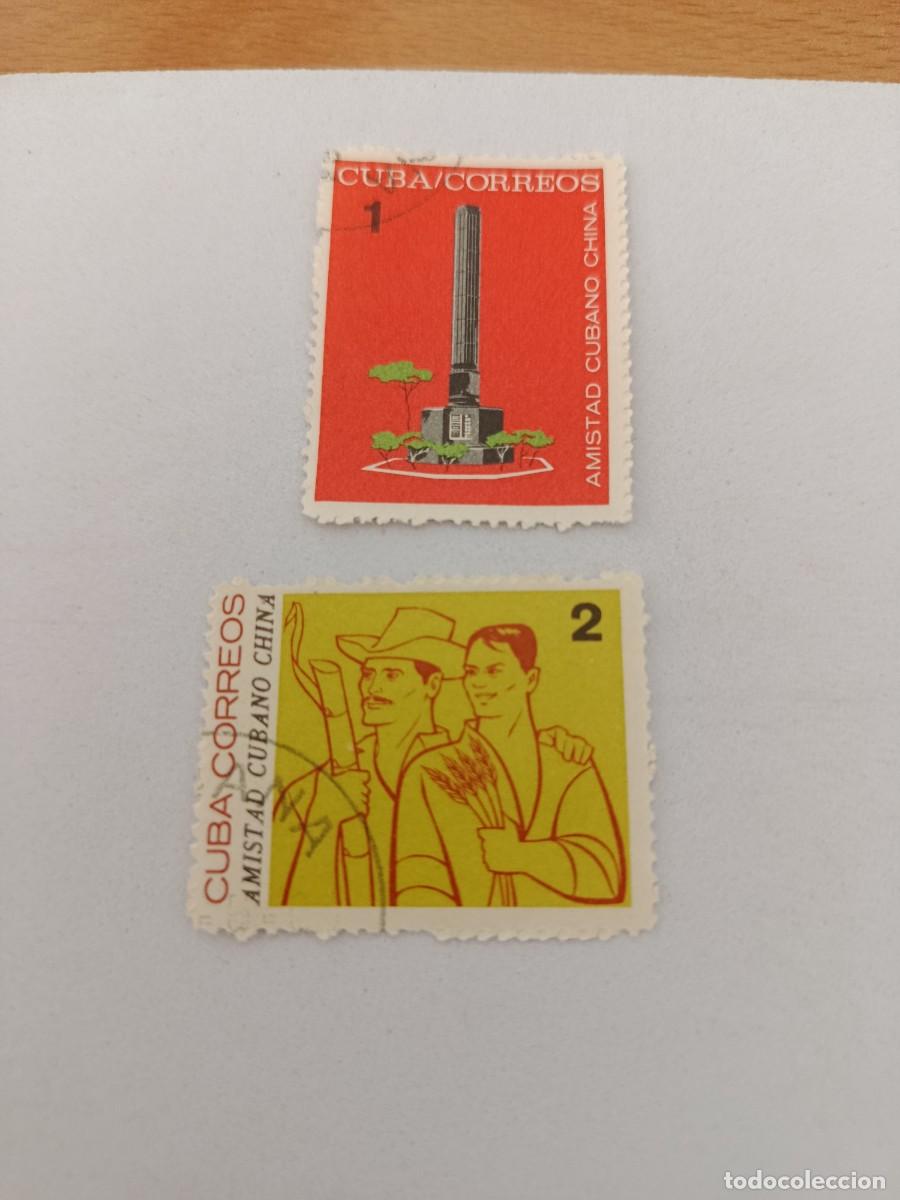 Sellos: Sellos Cuba 1964, Amistad cubana, edifil 1050/1051