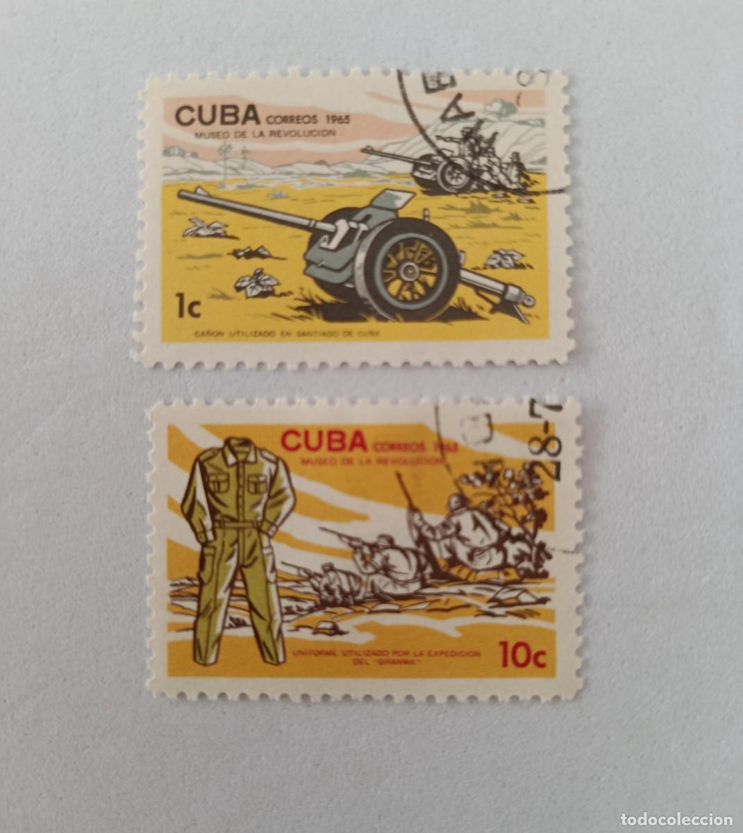 Sellos: Sellos Cuba 1965, Inauguraci&oacute;n del museo de la Revoluci&oacute;n, edifil 1214 y 1217