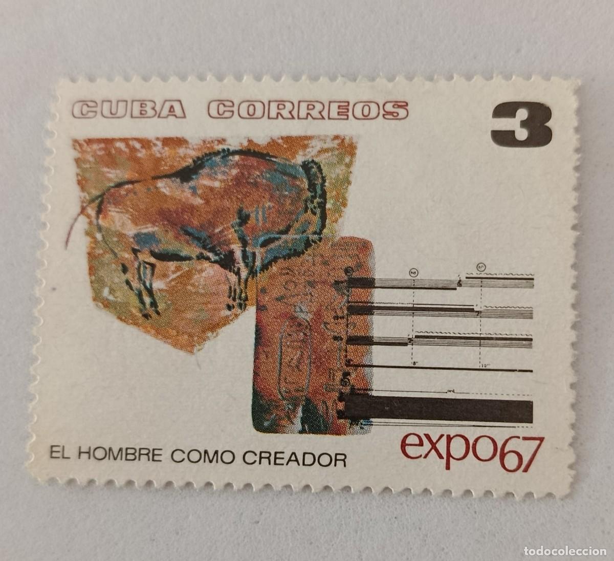 Sellos: Sellos Cuba 1967, Expo&acute;67 Montreal. edifil 1461