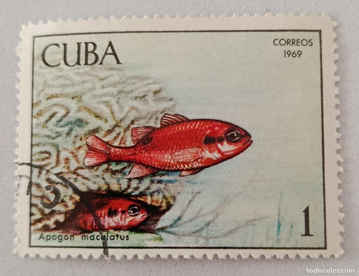 Sellos: Sellos Cuba 1969, Peces tropicales, edifil 1654