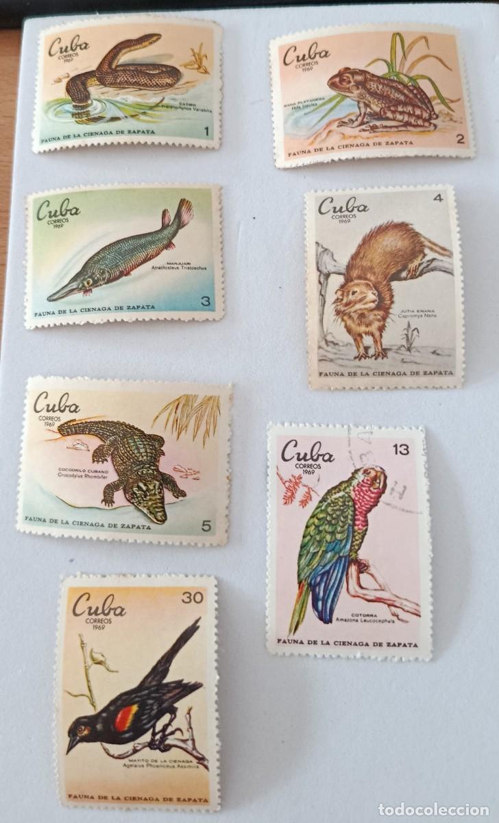 Sellos: Sellos Cuba 1969, Fauna de la Ci&eacute;naga de Zapata, edifil 1719/1715