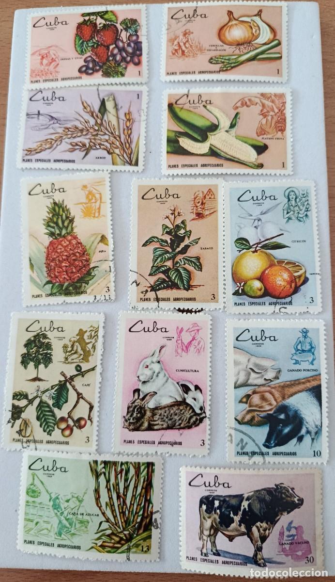Sellos: Sellos Cuba 1969, Planes especiales agropecuarios, edifil 1686/1697