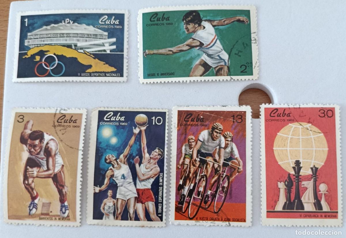 Sellos: Sellos Cuba 1969, Juegos deportivos navionales, edifil 1699/1703