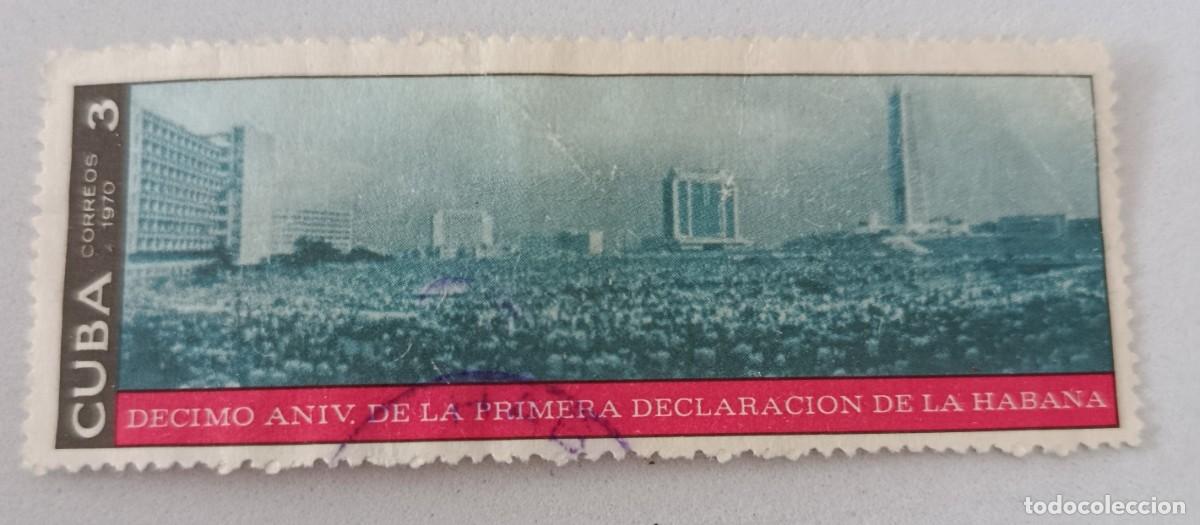 Sellos: Sellos Cuba 1970, X Aniversario de la Primera declaraci&oacute;n de La Habana, edifil 1794