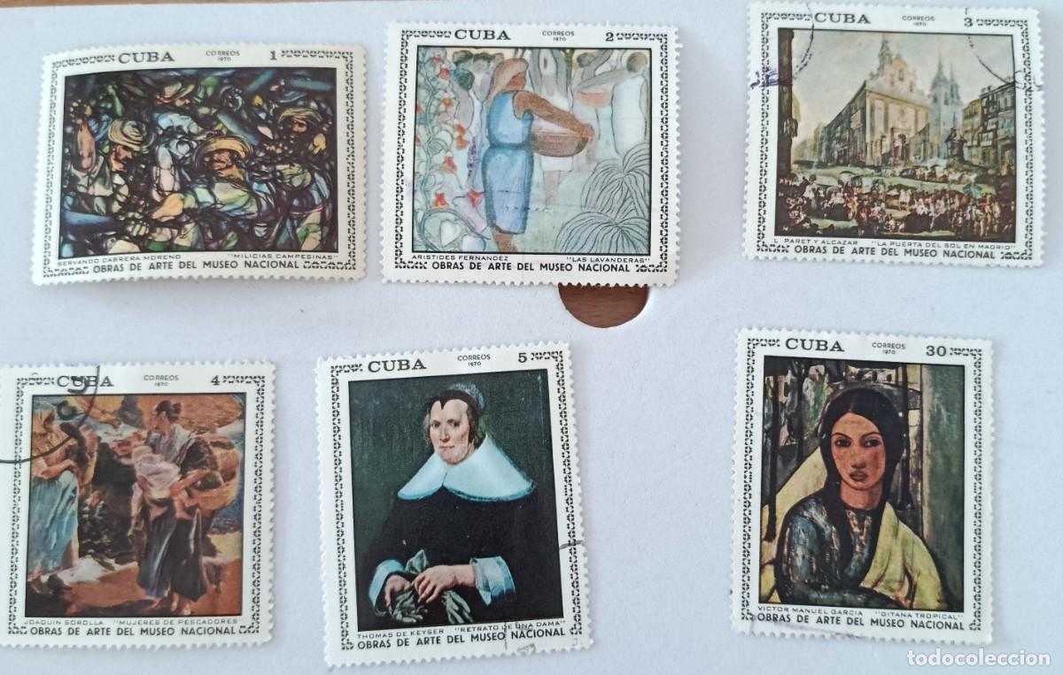 Sellos: Sellos Cuba 1970, Obras de artte del Museo Nacional.