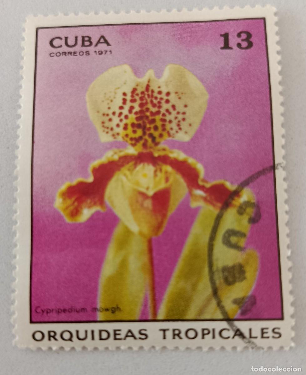 Sellos: Sellos Cuba 1971, Orquideas tropicales, edifil 1867