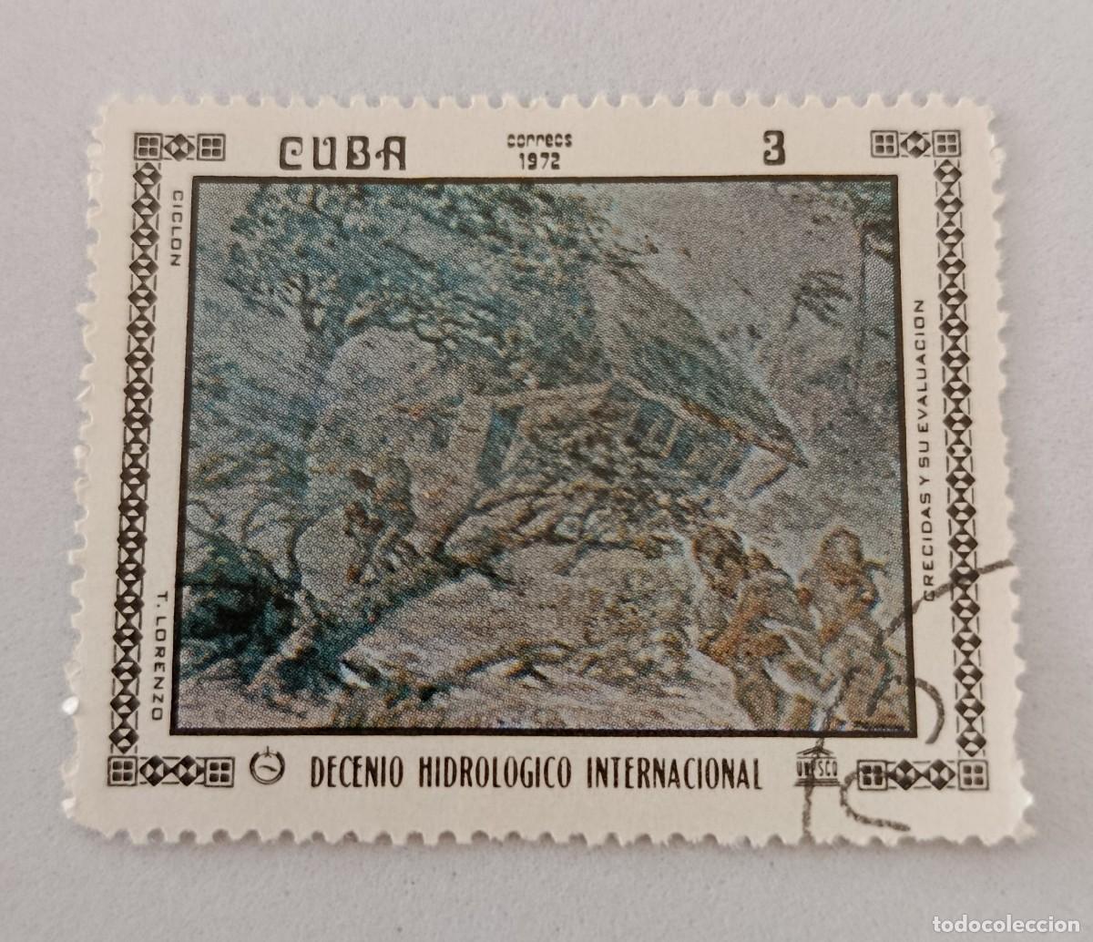 Sellos: Sellos Cuba 1972, Decenio hidlol&oacute;gico internacional. edifil 1967