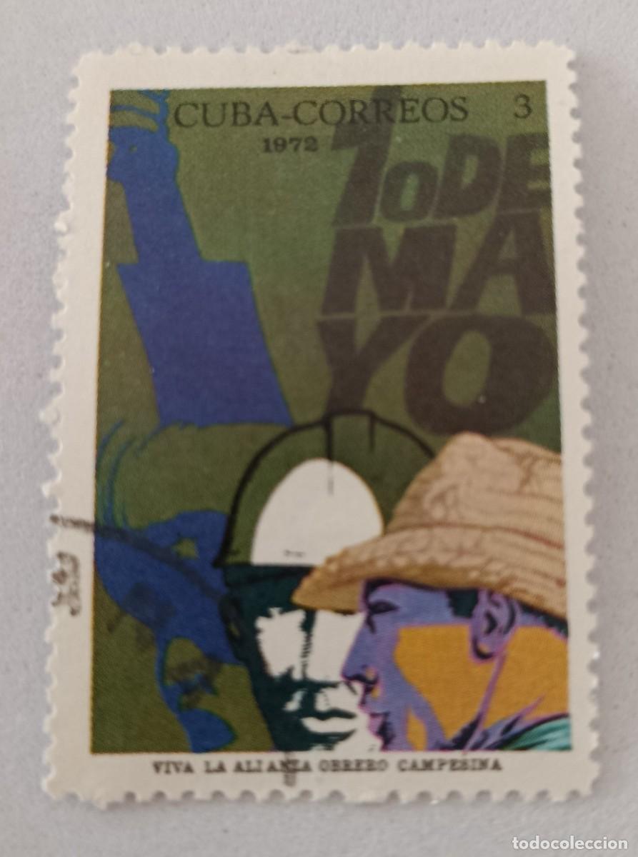 Sellos: Sellos Cuba 1972, D&iacute;a internacional del trabajo. edifil 1937