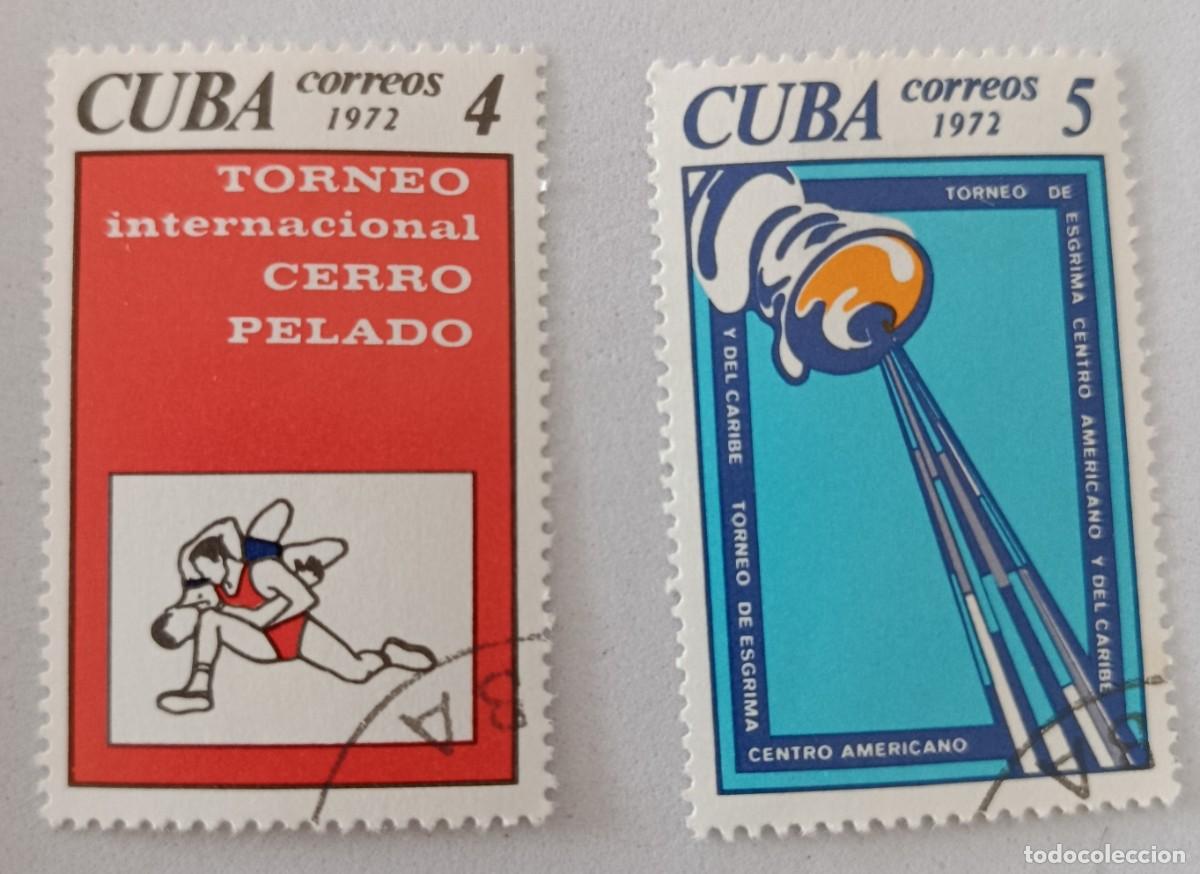 Sellos: Sellos Cuba 1972, Acontecimientos deportivos. edifil 2003/2004