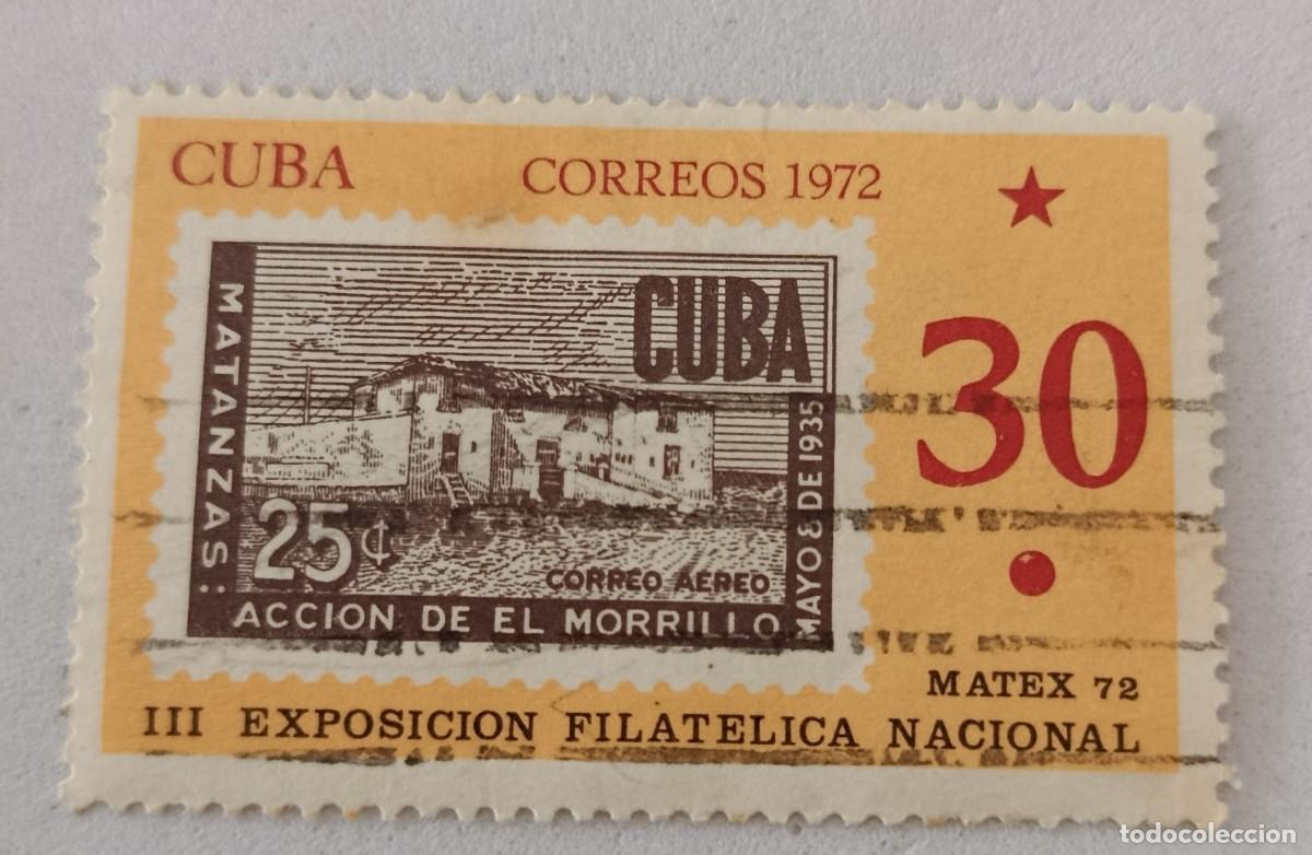 Sellos: Sellos Cuba 1972, III Exposici&oacute;n Filat&eacute;cica Nacional, Matex'72 edifil 1988