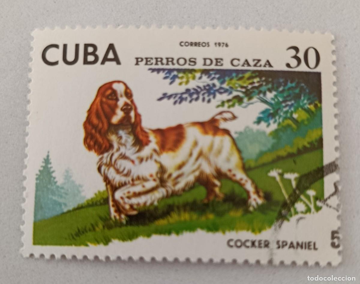 Sellos: Sellos Cuba 1976, Perros de caza, edifil 2283