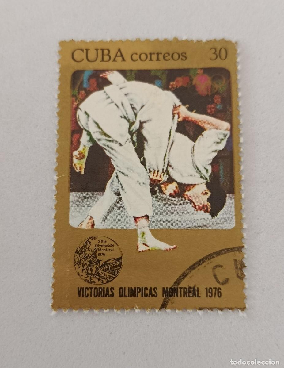 Sellos: Sellos Cuba 1976, Victorias Ol&iacute;mpicas en Montreal, edifil 2355