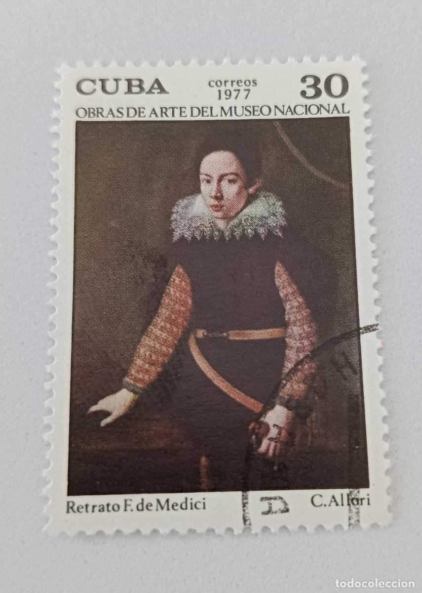 Sellos: Sellos Cuba 1977, Obras de arte del Museo Nacional de Bellas Arte, edifil 2355