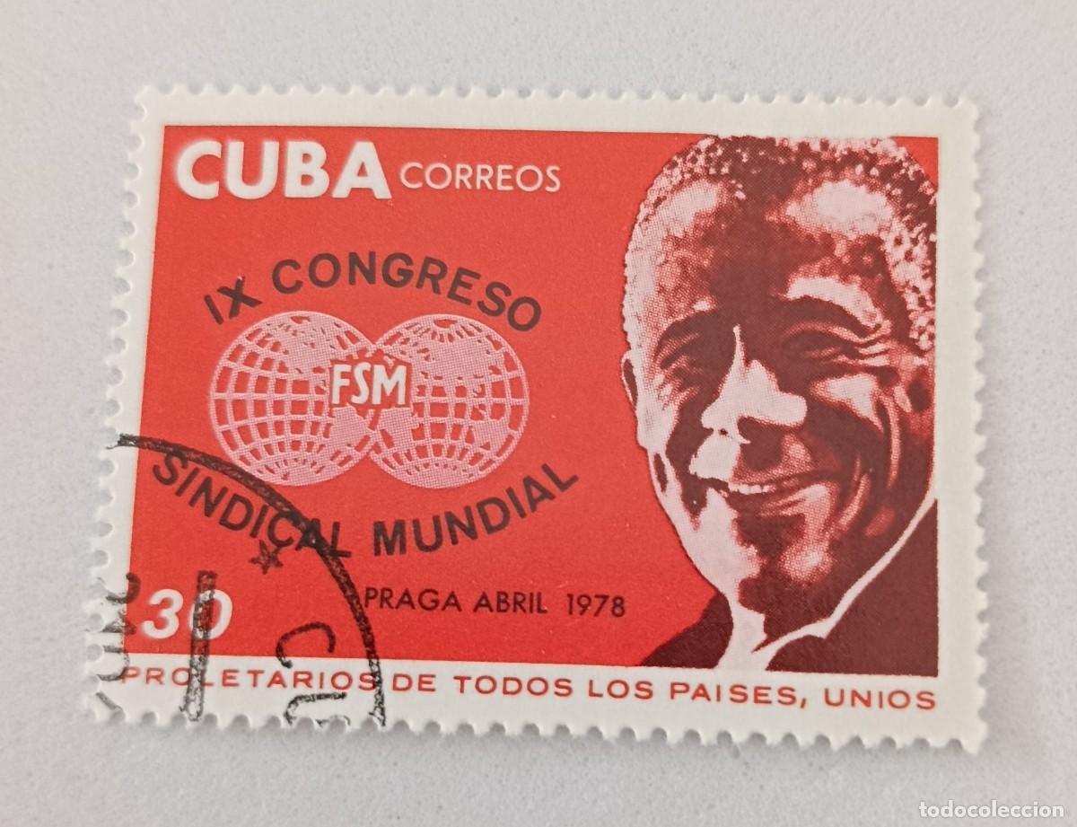 Sellos: Sellos Cuba 1978, IX Congreso de la Federaci&oacute;n Sindical Mundial, edifil 2460