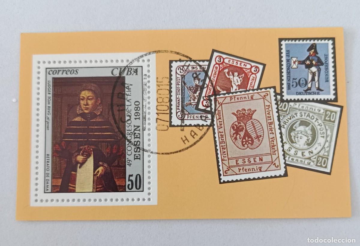 Sellos: Sellos Cuba 1980, 49 Congreso de la Federaci&oacute;n Internacional de Filatelia, edifil 2673
