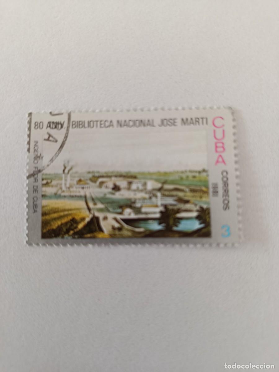 Sellos: Sellos Cuba 1981, 80 aniversario de la Biblioteca Nacional &rdquo;Jos&eacute; Mart&iacute;&rdquo;. edifil 2760