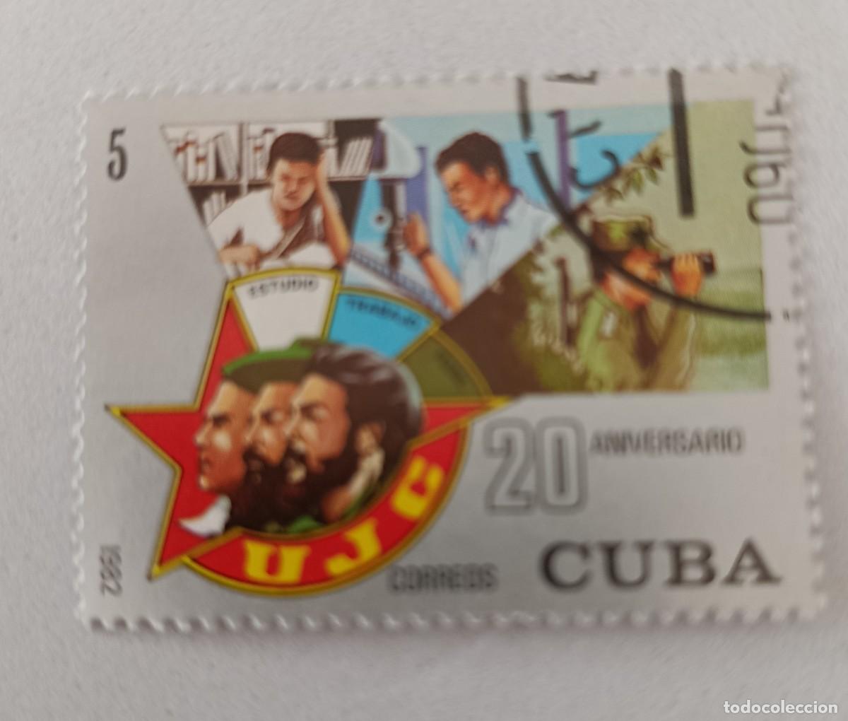 Sellos: Sellos Cuba 1982, XX aniversario la UJC, edifil 2817