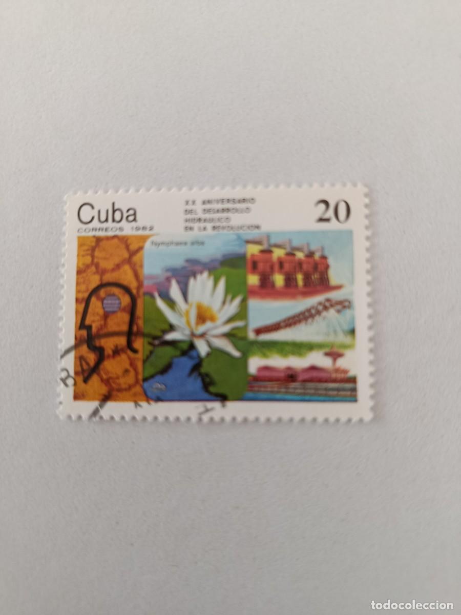 Sellos: Sellos Cuba 1982, XX aniversario del desarrollo hidr&aacute;ulico. edifil 2850