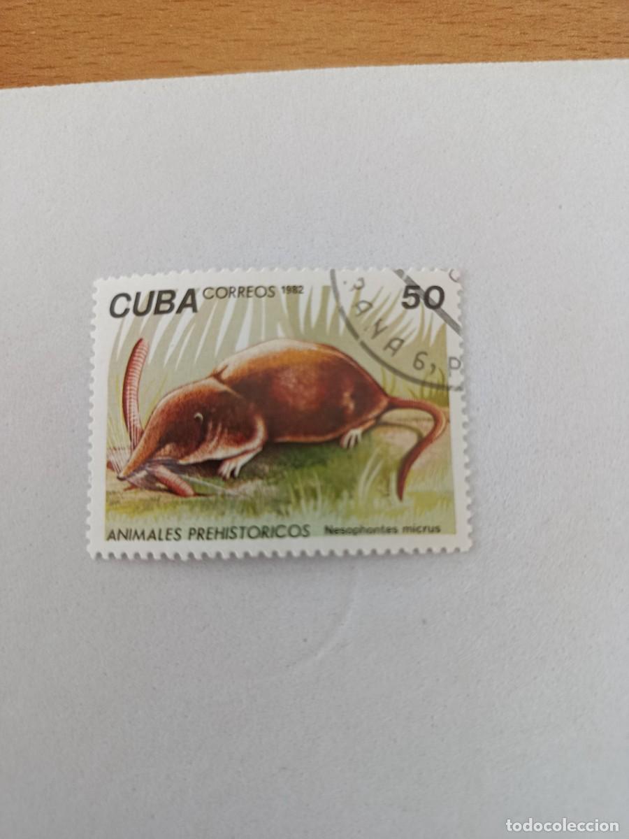 Sellos: Sellos Cuba 1982, Animales prehist&oacute;ricos cubanos. edifil 2864