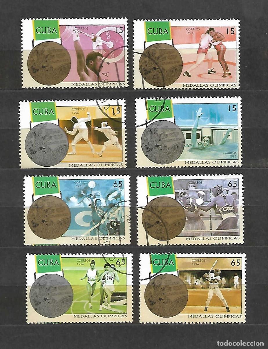 Sellos: Olimpiada Atlanta&acute;76 (medallas), Cuba . sellos a&ntilde;o 1996