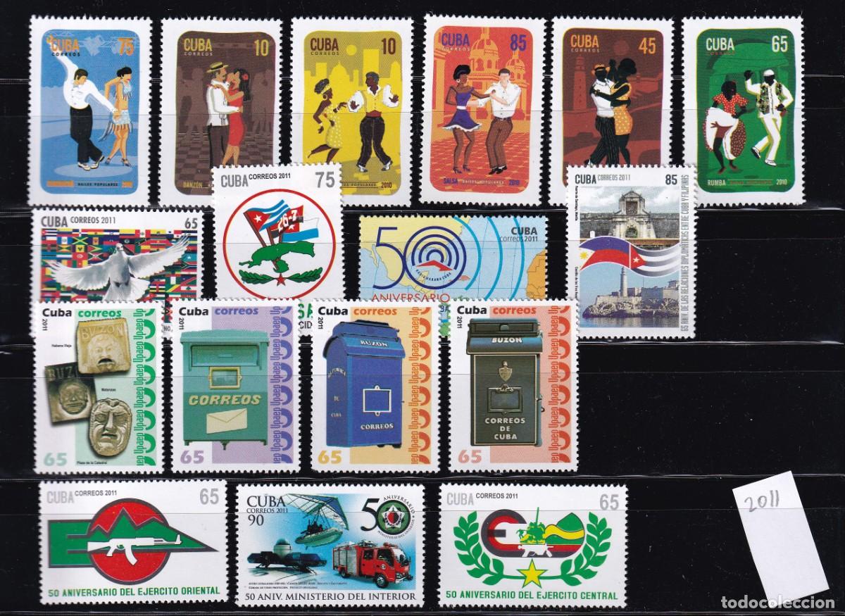 Sellos: CUBA - 2011 - A&Ntilde;O COMPLETO - MNH