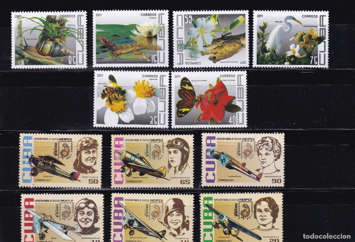 Sellos: CUBA - 2011 - A&Ntilde;O COMPLETO - MNH - Foto 3