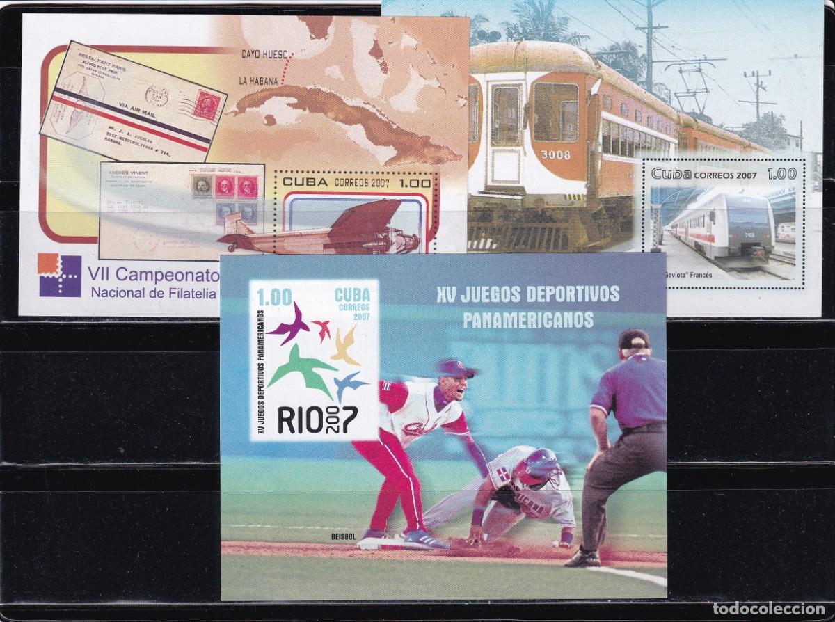 Sellos: CUBA - 2007 - A&Ntilde;O COMPLETO - MNH - Foto 4