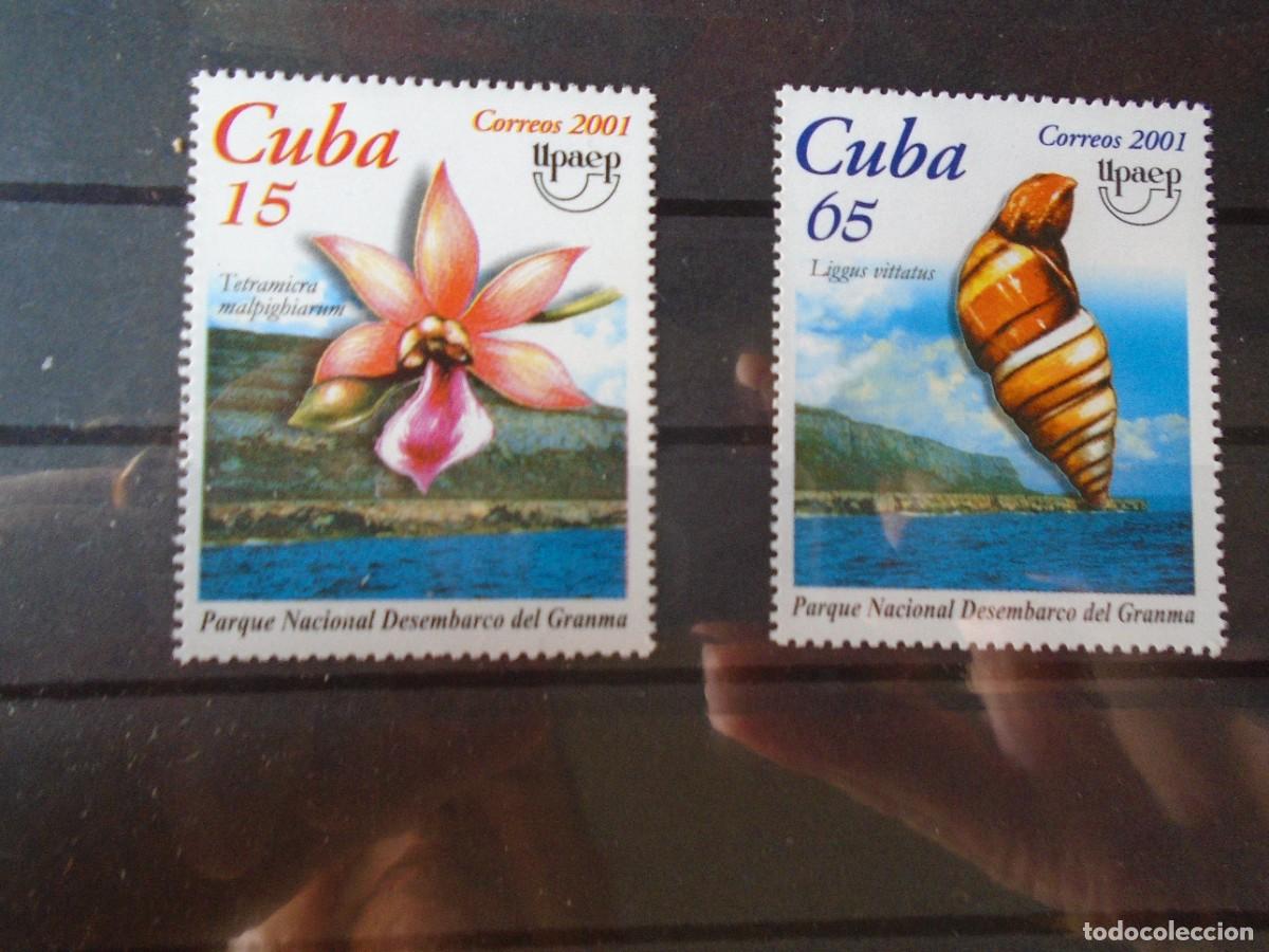 Sellos: LOTE 2 VALORES UPAEP/PARQUE NACIONAL DESEMBARQUEGRANMA 15 y 65 PESOS