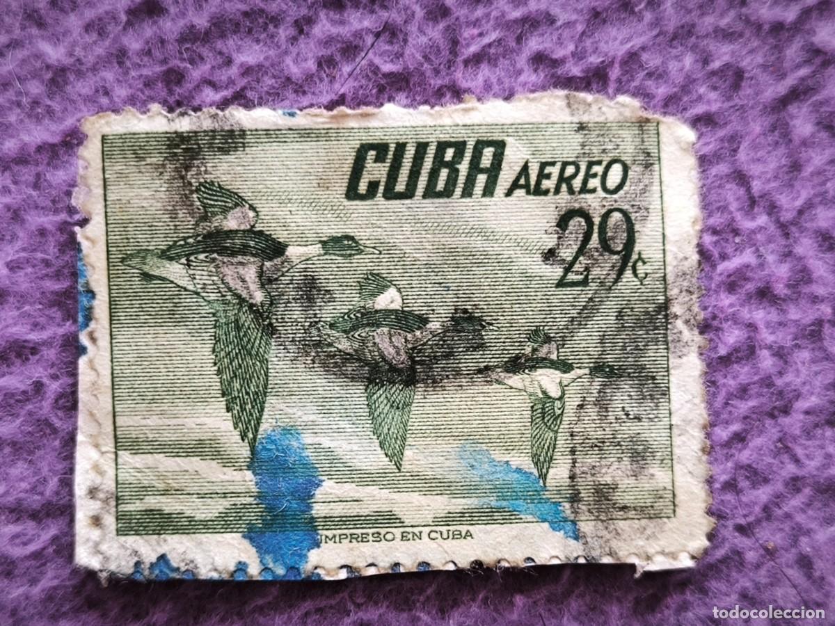 Sellos: Cuba A&eacute;reo 20 Cts Sello Postal Fauna Aves Marinas Emisi&oacute;n Cubana