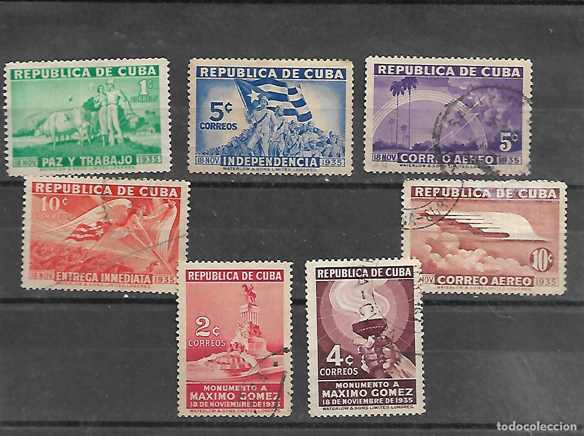 Sellos: CUBA SELLOS DE LA SERIE MATASELLADA DE 1936