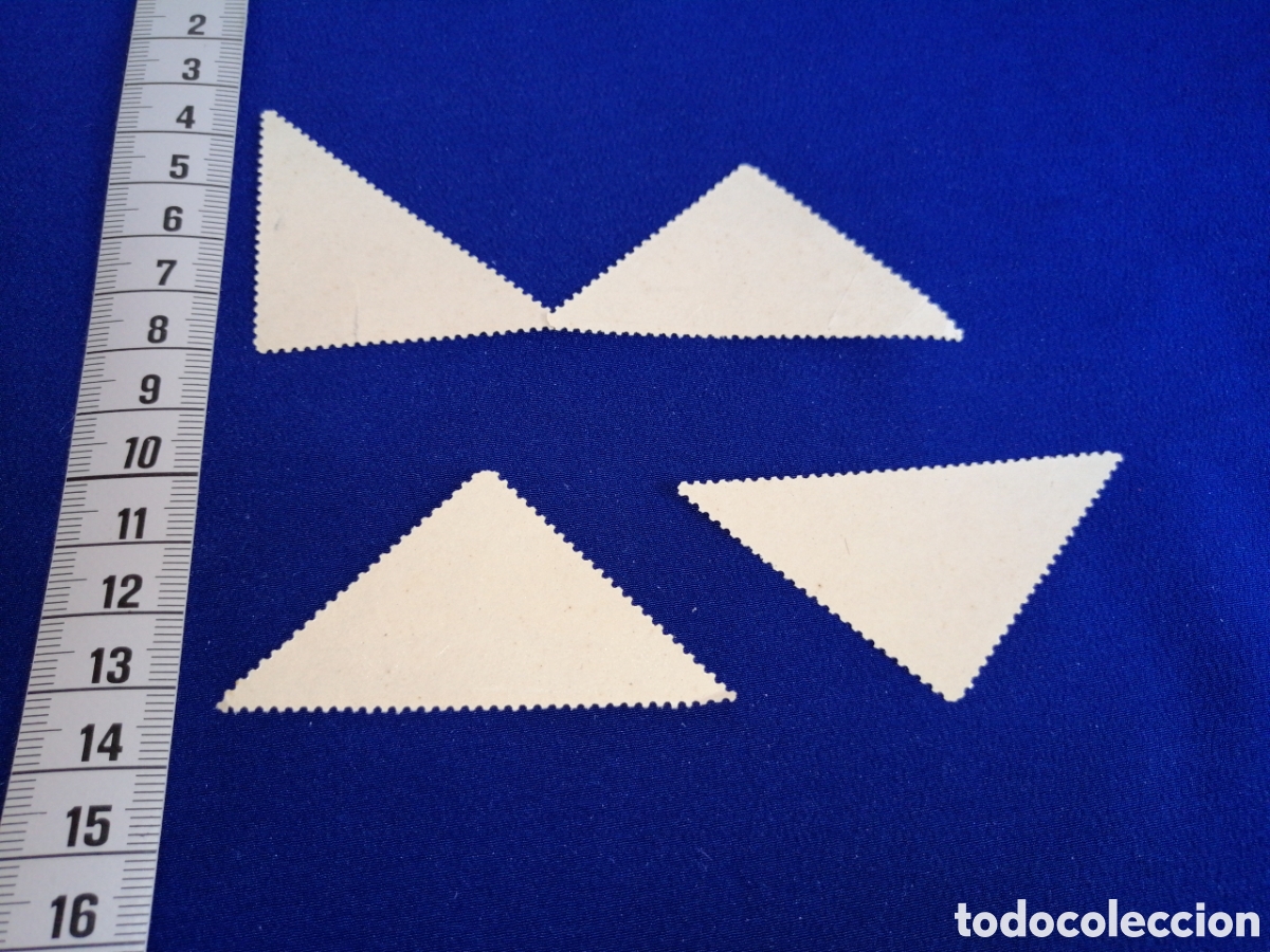Sellos: REP&Uacute;BLICA DE CUBA - CORREO A&Eacute;REO TRIANGULAR - Foto 2