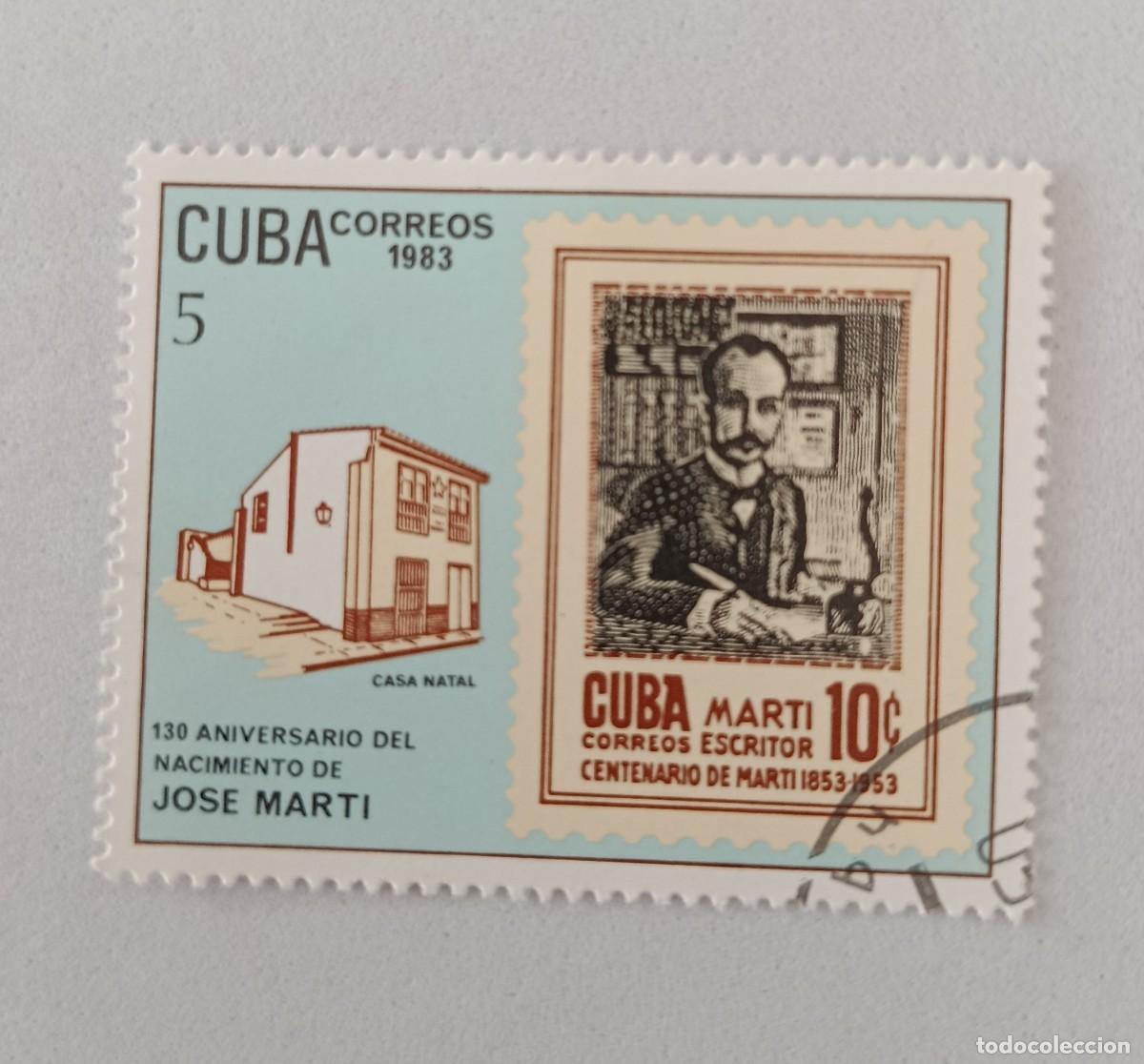 Sellos: Sellos Cuba 1983, 130 aniversario del nacimiento de Jos&eacute; Mart&iacute; edifil 2883