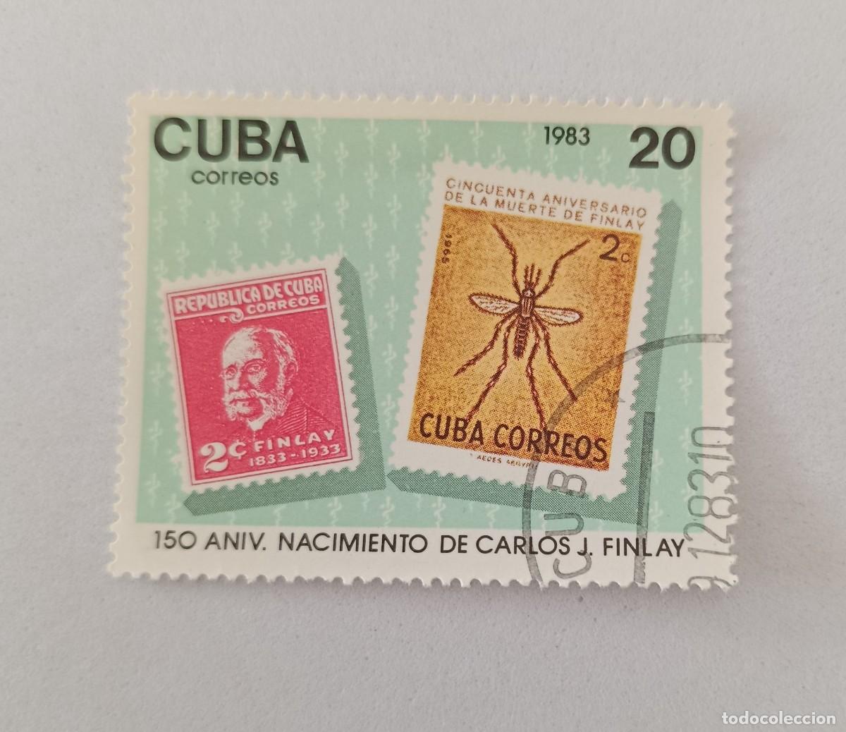 Sellos: Sellos Cuba 1983, 150 aniversario del nacimiento de CarlosJ. Finlay, edifil 2945