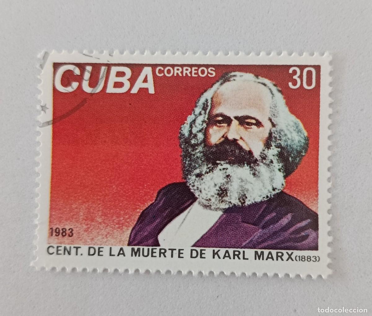 Sellos: Sellos Cuba 1983, Centenario de la muerte de Carlos Marx. edifil 2892