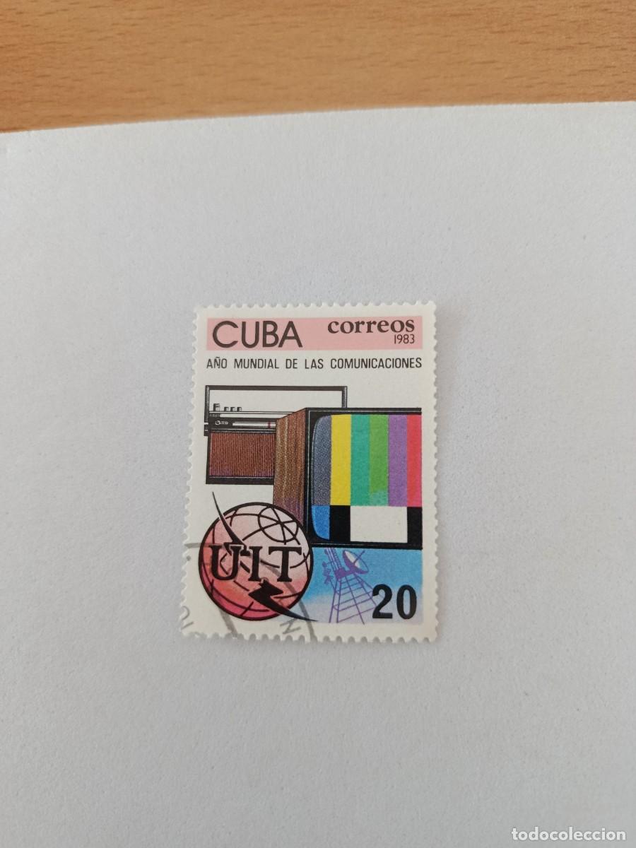 Sellos: Sellos Cuba 1983, A&ntilde;o mundial de la comunicaciones. edifil 2943