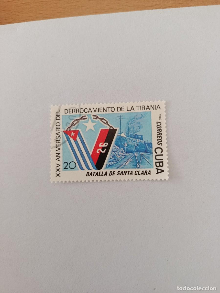 Sellos: Sellos Cuba 1983, XXV aniversario del derrocamiento de la tirania. Edifil 2983