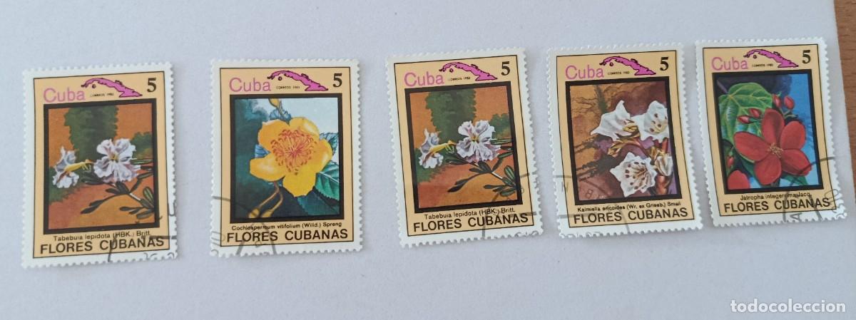 Sellos: Sellos Cuba 1983, Flora y fauna de Cuba, edifil 2951/2955