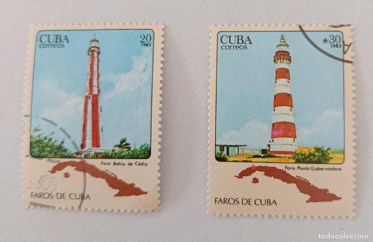 Sellos: Sellos Cuba 1983, Faros de Cuba, edifil 2932/2933