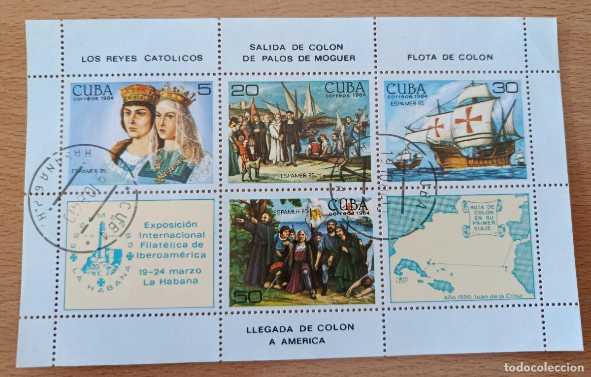 Sellos: Sellos Cuba 1984, Exposici&oacute;n internacional de Filatelia ESPAMER&acute;85, edifil 3062